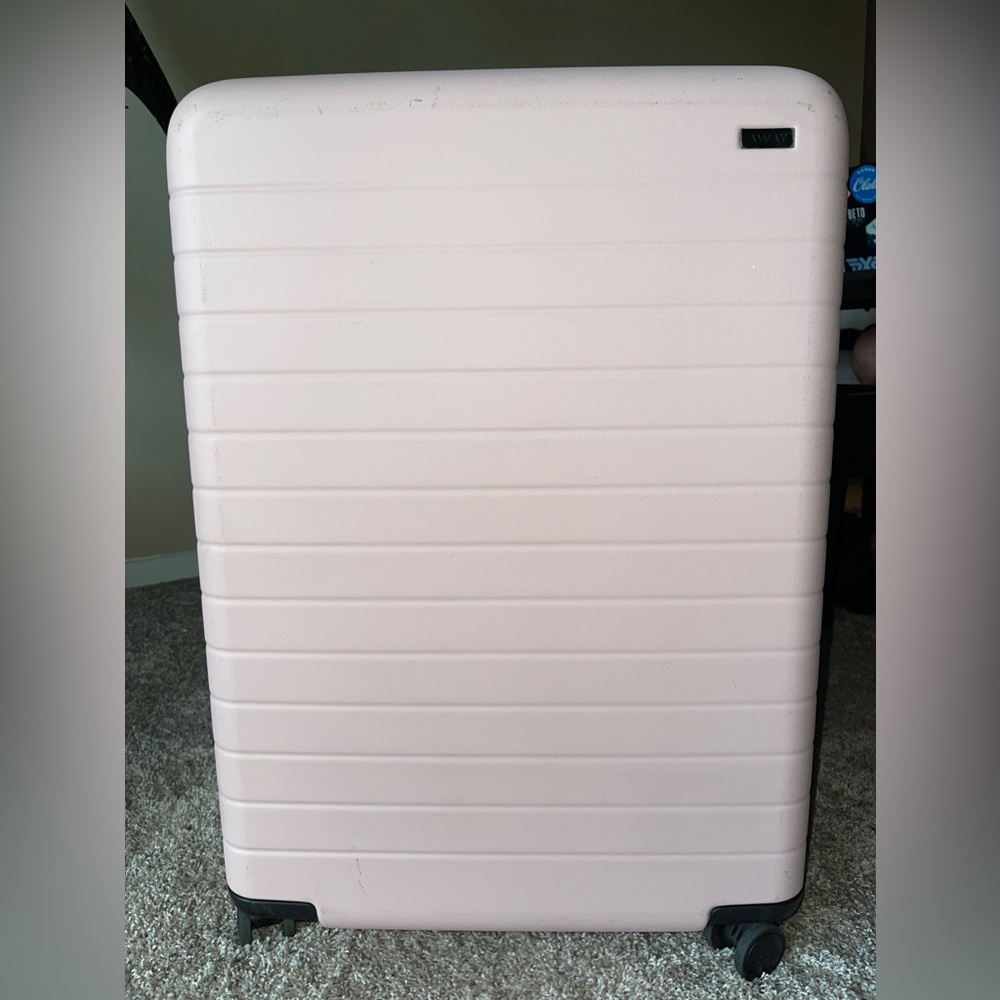 The Large Away suitcase in Blush